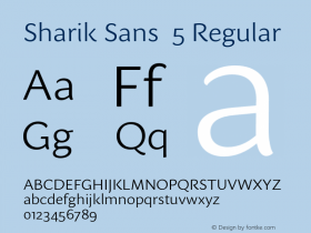 Sharik Sans 5