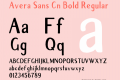 Avera Sans Cn Bold