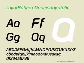 LayarBahteraDoomsday-Italic