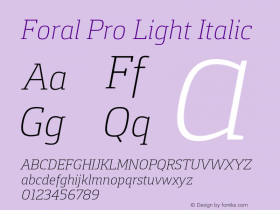 Foral Pro Light