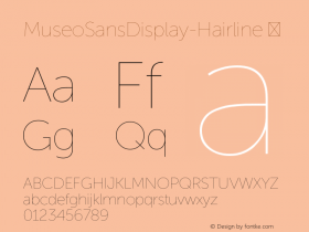 MuseoSansDisplay-Hairline