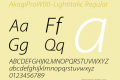 AkagiPro-LightItalic