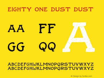 Eighty One Dust