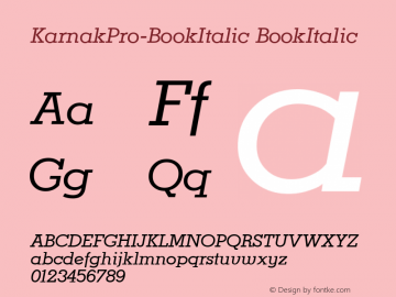 KarnakPro-BookItalic