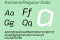 KonsensRegular-Italic