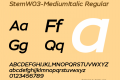 Stem-MediumItalic