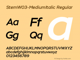 Stem-MediumItalic