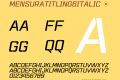 MensuraTitling6Italic