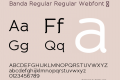 Banda Regular Regular Webfont