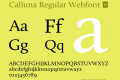 Calluna Regular Webfont