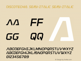 Discotechia Semi-Italic