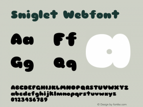 Sniglet Webfont