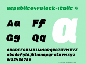 Republica4FBlack-Italic