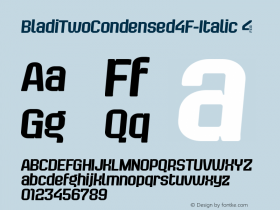 BladiTwoCondensed4F-Italic