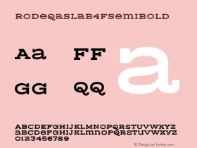 RodeqaSlab4FSemiBold