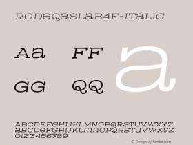 RodeqaSlab4F-Italic