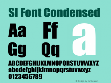 SI Font