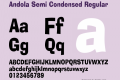 Andola Semi Condensed