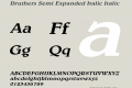 Druthers Semi Expanded Italic