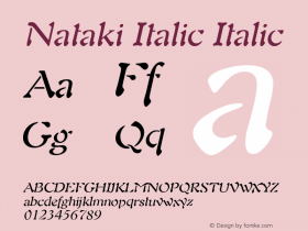 Nataki Italic