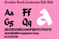 Orvelian Brush Condensed Bold