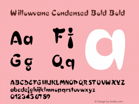 Willowvane Condensed Bold