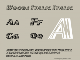 Woods Italic