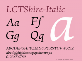 LCTSbire-Italic