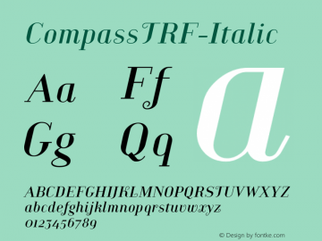 CompassTRF-Italic