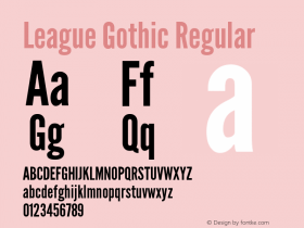 League Gothic