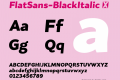 FlatSans-BlackItalic