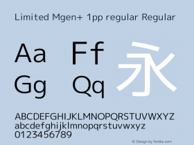 Limited Mgen+ 1pp regular