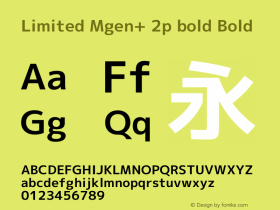 Limited Mgen+ 2p bold