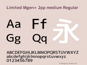 Limited Mgen+ 2pp medium