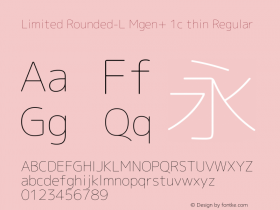 Limited Rounded-L Mgen+ 1c thin