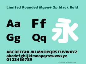 Limited Rounded Mgen+ 2p black