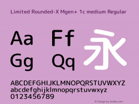 Limited Rounded-X Mgen+ 1c medium