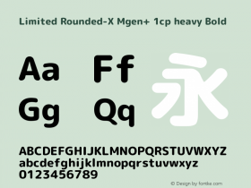 Limited Rounded-X Mgen+ 1cp heavy