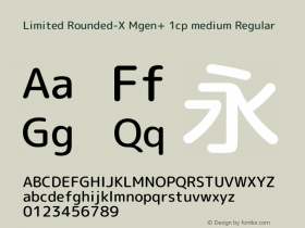 Limited Rounded-X Mgen+ 1cp medium