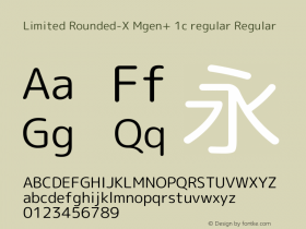 Limited Rounded-X Mgen+ 1c regular