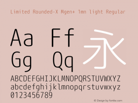 Limited Rounded-X Mgen+ 1mn light