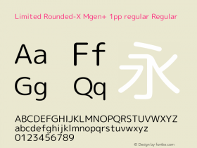 Limited Rounded-X Mgen+ 1pp regular