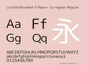 Limited Rounded-X Mgen+ 1p regular