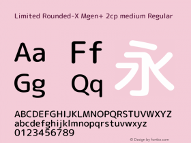 Limited Rounded-X Mgen+ 2cp medium