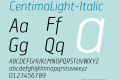CentimaLight-Italic