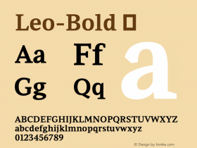 Leo-Bold