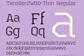 TecoSerif-Thin