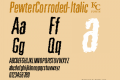 PewterCorroded-Italic