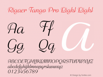 Rigaer Tango Pro Light