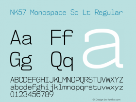 NK57 Monospace Sc Lt